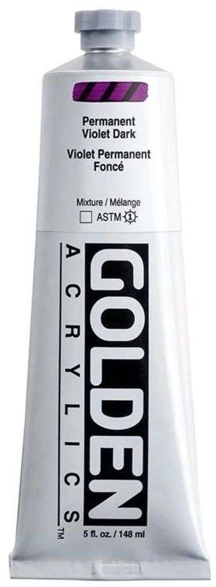 Golden Heavy Body Acrylverf Permanent Violet Donker 148 ml