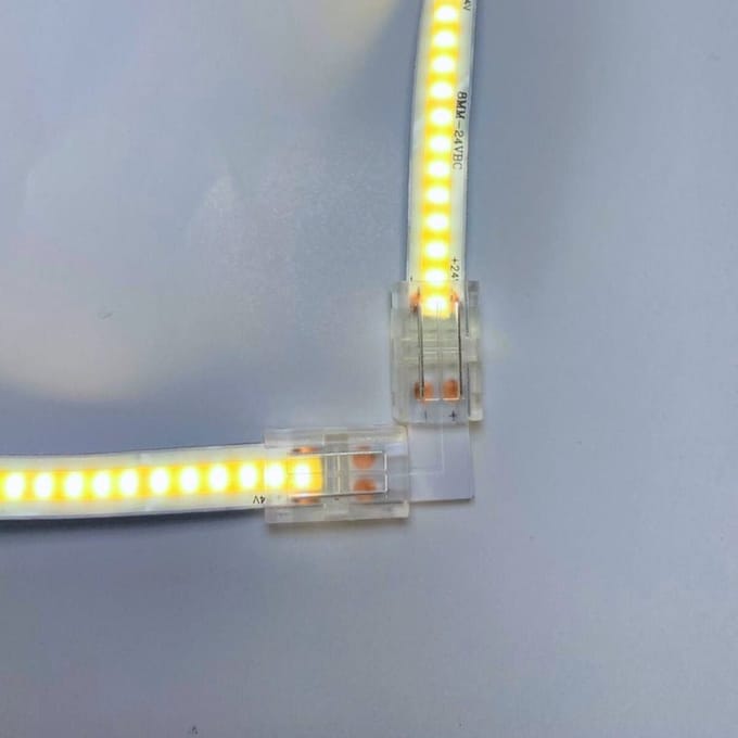 Hoekconnector voor COB LED Strip 8mm - Overig - SILUMEN