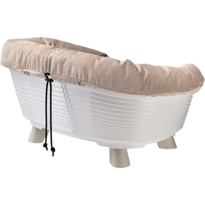 Ferplast – Sofa Throne 4 – Mandbed – Wit – Kussen & perforatie