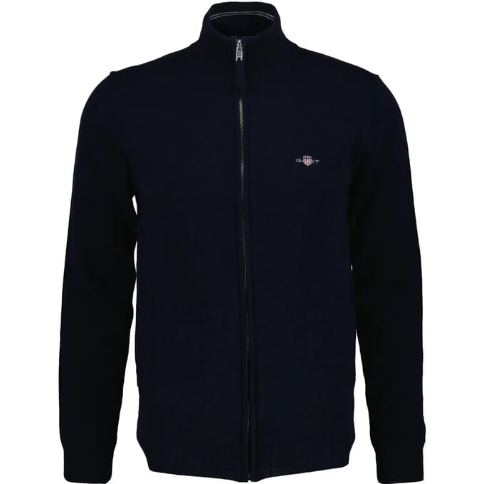 GANT Vest SUPERFINE LAMBSWOOL ZIP CARDIGAN Set van 1