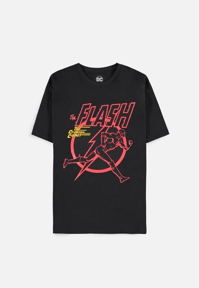 DC Comics The Flash Heren Tshirt -S- The Crimson Comet Zwart