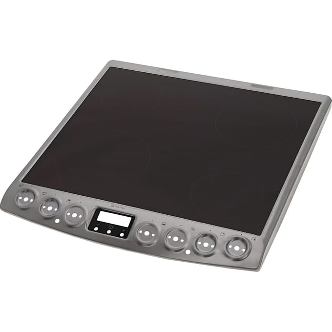 AEG glasplaat met kader, inox, 60cm 140230610333