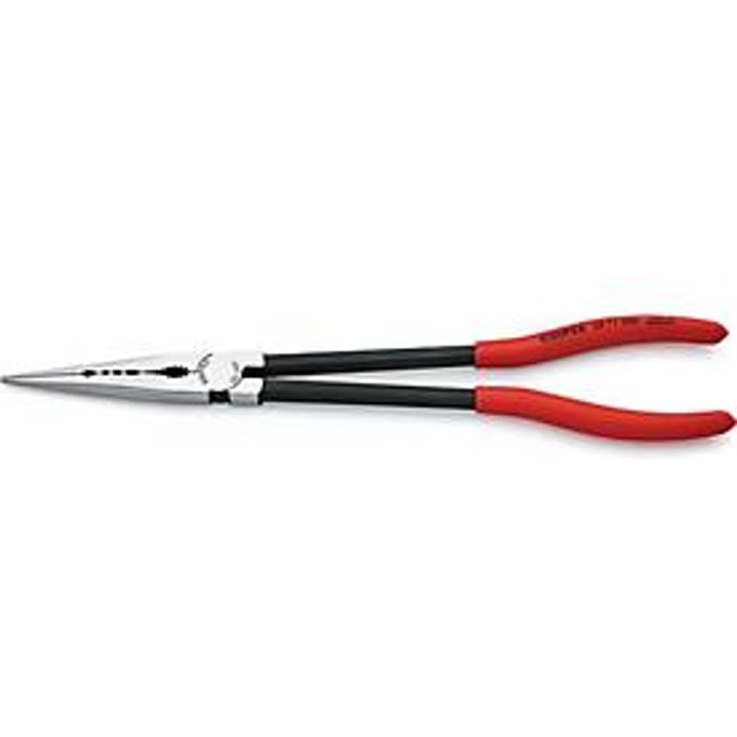 Montagetang L.280mm pol.Ku.-coating punt ger.KNIPEX