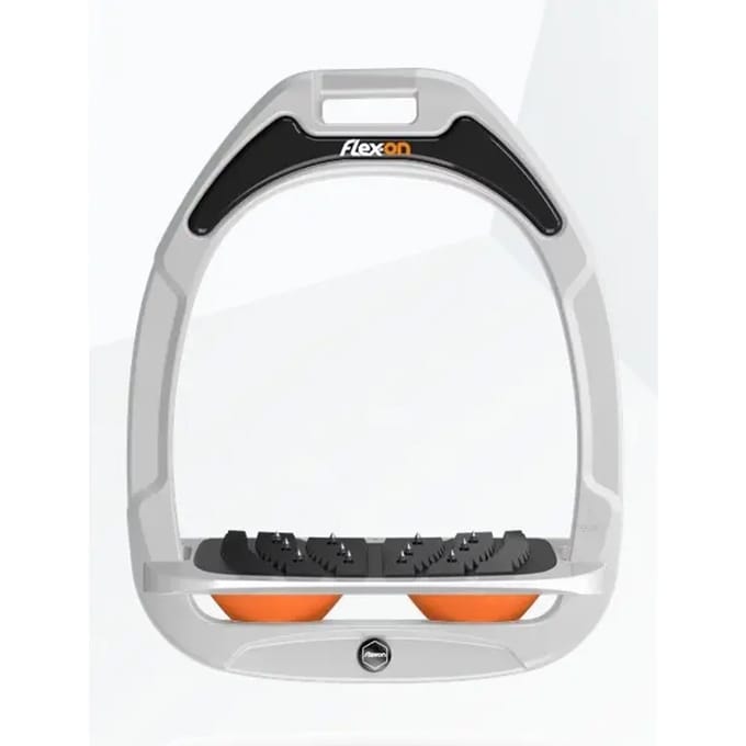 Ultra Grip Verstelbare Beugels Wit/Grijs/Oranje Flex-On Green Composite