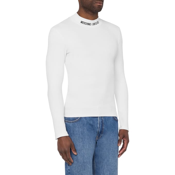 Moschino Long Sleeves T-shirt White Taglia: 46 | T-shirt Outlet | Uomo | Bianco