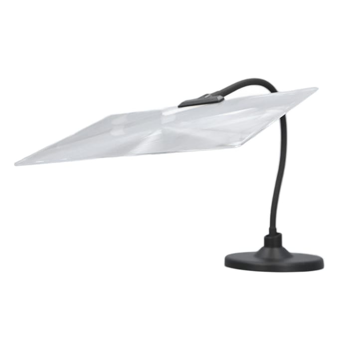 4X Vergrootglas met Standaard Flexibele Zwanenhals Gewogen Voet Grote Pagina Vergrootglas voor Slechtzienden