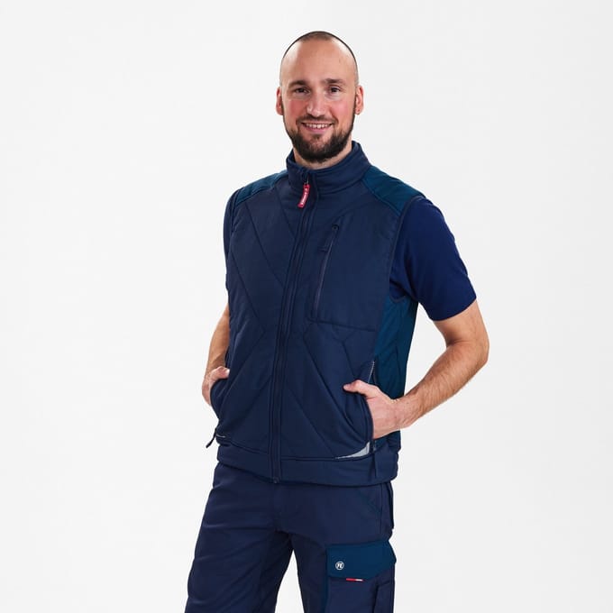 Engel Galaxy gewatteerd bodywarmer 5850-193 - Blue Ink / Dark Petrol - M