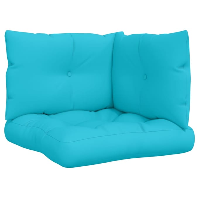 vidaXL - Palletkussens - 3 - st - oxford - stof - turquoise