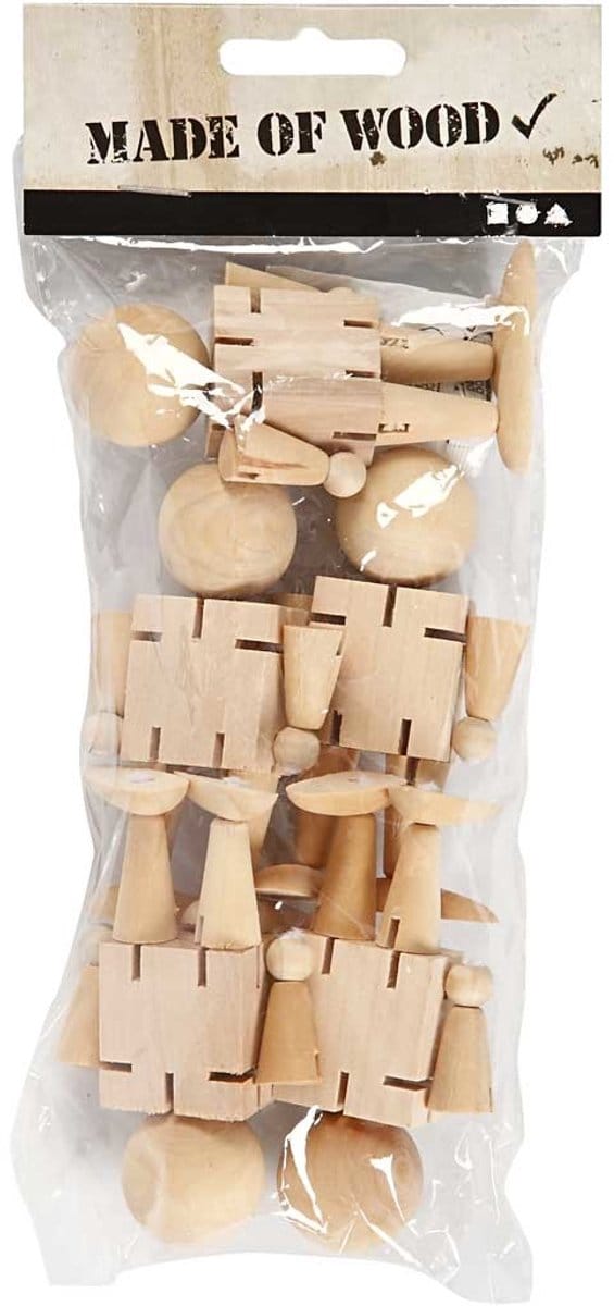 Elastiek figuur, H: 8 cm, 5 stuk/ 1 doos