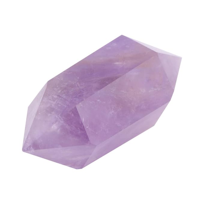 Natuurlijke Amethist Kwarts Paarse Kristal Zuil Steen Ambacht Huisdecoratie gray
