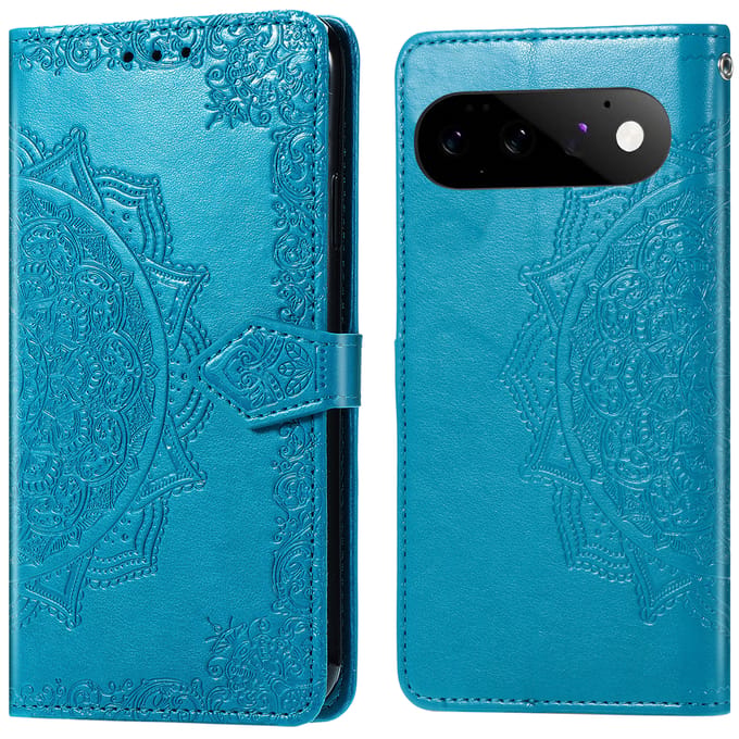 imoshion Hoesje - Geschikt voor Google Pixel 11 / 11 Pro - Mandala Bookcase - Turquoise