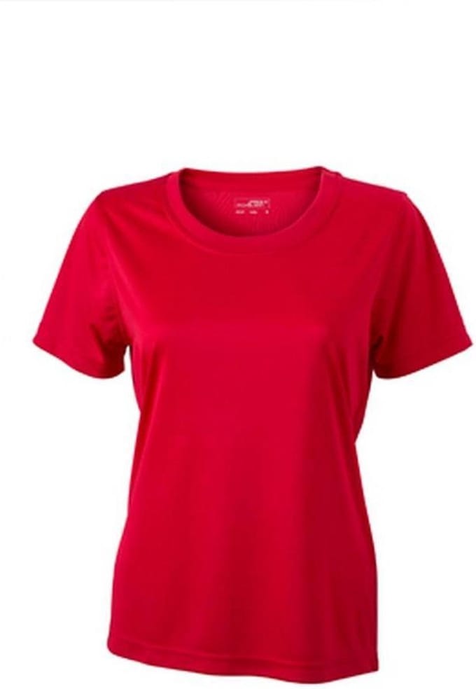 James and Nicholson Vrouwen/dames Actieve Tee (Rood)
