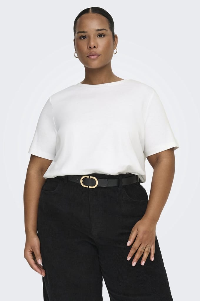 ONLY CARMAKOMA - CARJEN SS JEANS TEE JRS NOOS - Dames - T-shirts