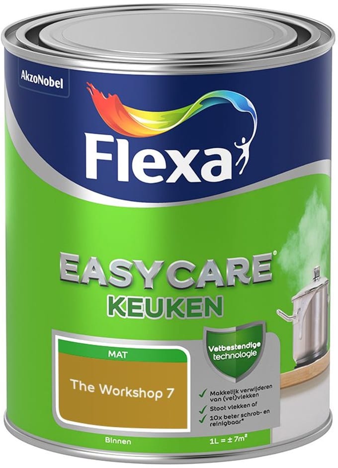 Flexa - Easycare Keuken - The Workshop 7 - Mengverf - 1 L