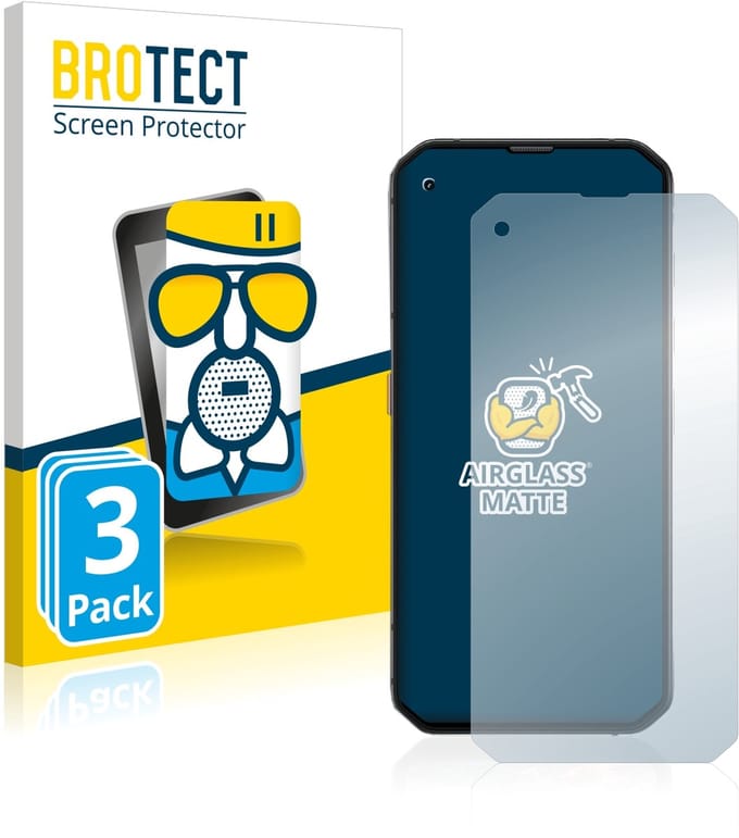 BROTECT - Screenprotector voor Blackview BL6000 Pro 5G - Folie Beschermfolie Beschermglas matte 3 Stuks