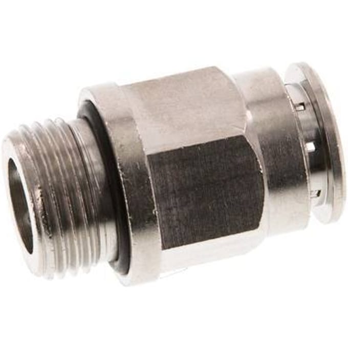 12mm x G3/8'' Messing Insteekfitting Buitendraad NBR [2 Stuks]