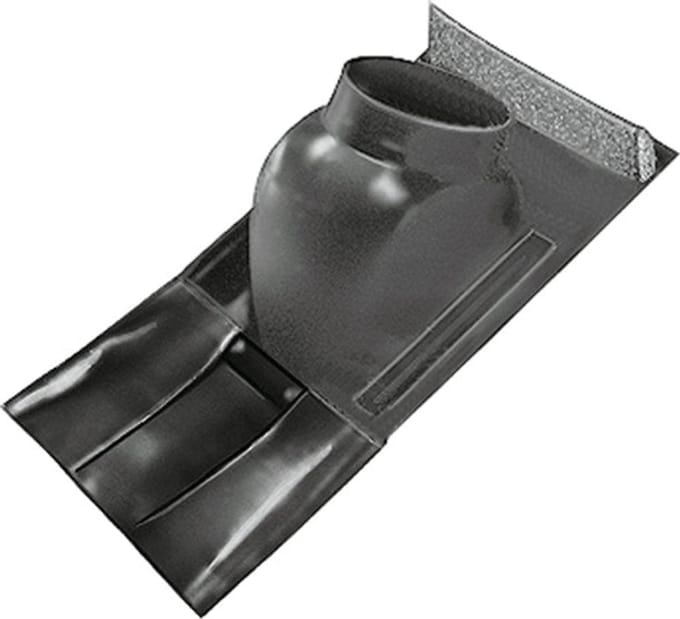 Wolf Universele pan schuin dak 25-45Gr roodbruin, 1720205