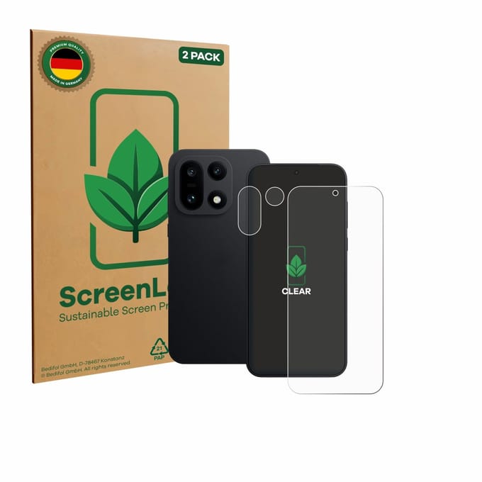 2 Stuks Screenprotector voor OnePlus 15 (Voor+Camera) - Hoogwaardige Beschermfolie transparant