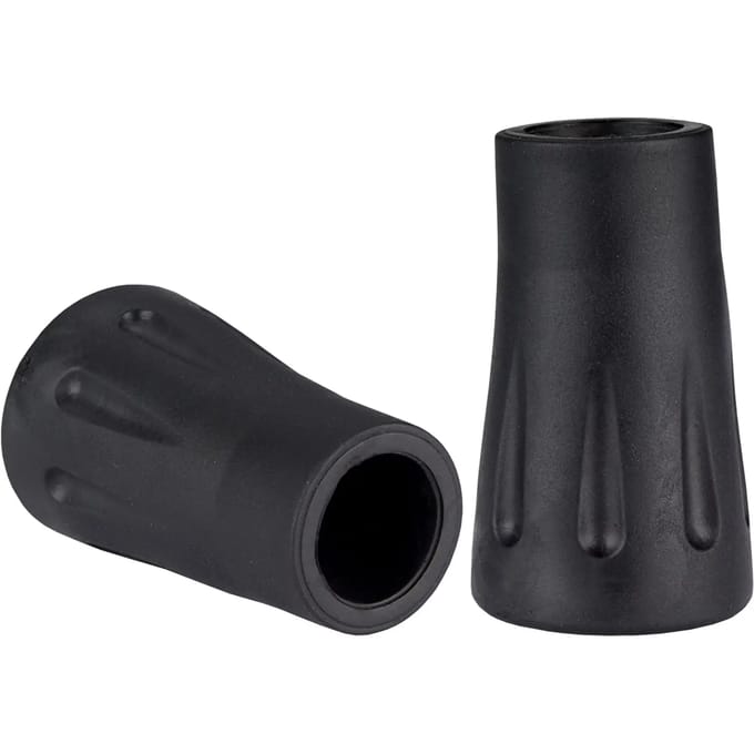 Abbey Camp Wandelstok Doppen - Reservedoppen - 11 mm - Universeel - Zwart