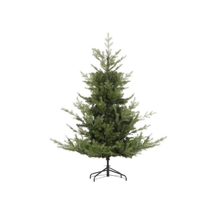 Sapin de Noël artificiel - MUVOE - Nordmann 150 cm - Feuillage dense - 1290 branches - Intérieur vert