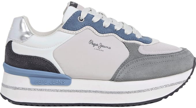 Pepe Jeans Rusper Glitter Schoenen Grijs EU 37 Vrouw