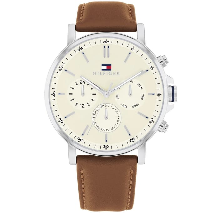 HERENHORLOGE TOMMY HILFIGER TYSON 1792143 (zf100e) + DOOS white
