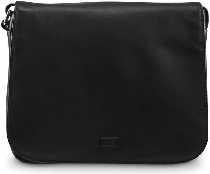 JOST Leren schoudertas Arva Crossbody Bag Black zwart
