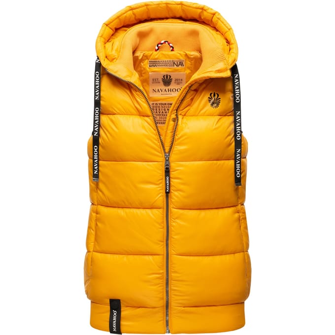 Navahoo Dames Gewatteerde Bodywarmer Kassidy – Licht & Modern met Capuchon