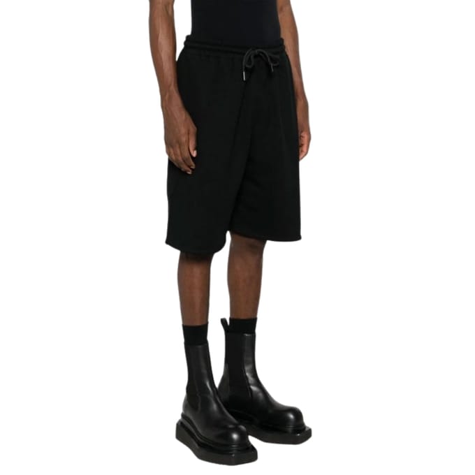 Off-white Off Stitch Skate Sweatshorts Zwart