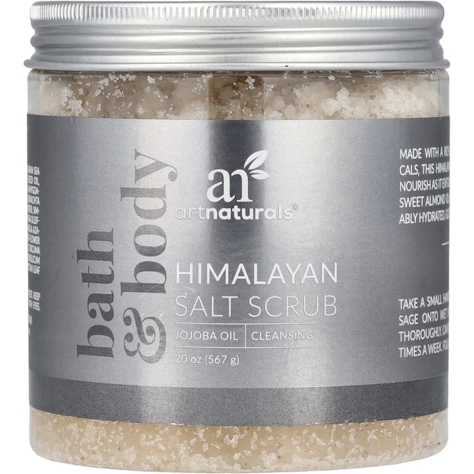 Artnaturals, Gommage au sel de l'Himalaya, 590 ml (567 g) gray