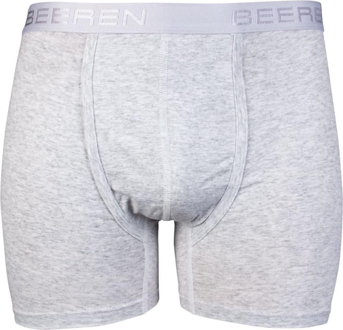 Beeren heren boxershort Dylan met sluiting  - M  - Grijs