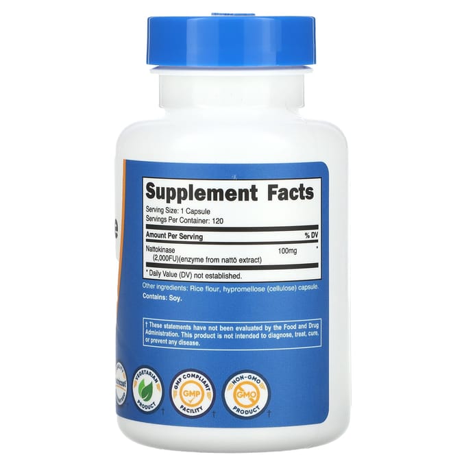 Nattokinase, 2.000 FU, 120 capsules