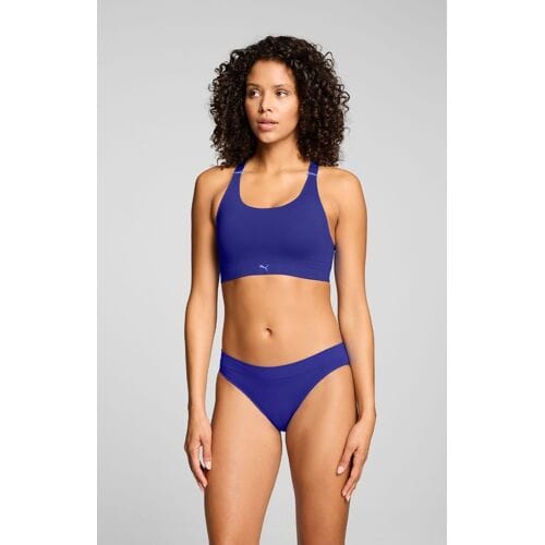 PUMA Voorgevormde Sport Top - Blauw -