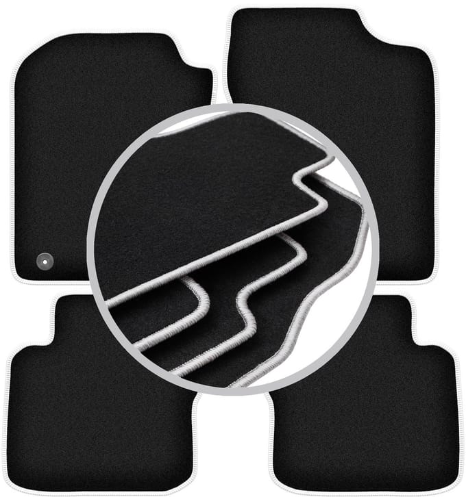 CARLUX-SILVER automatten voor: Daihatsu Cuore VII L276 hatchback (2007-)