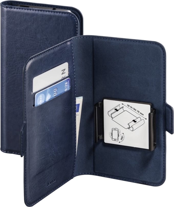 Hama Booklet Smart Move maat L (4.0-4.5") blauw