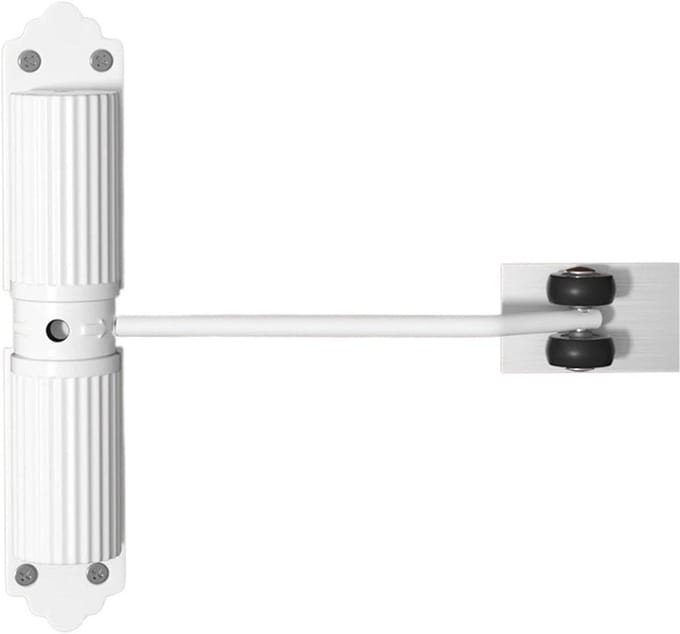 Veiligheidsveer - Deursluiter - Deur Dicht - Dubbele Veer - 20-40 kg - Wit