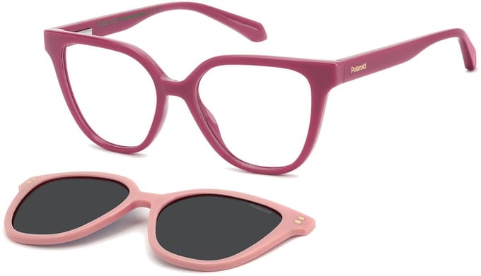 Polaroid Kinderen PLD D852/C Peach 47/15/130 JUNIOR Brilmonturen
