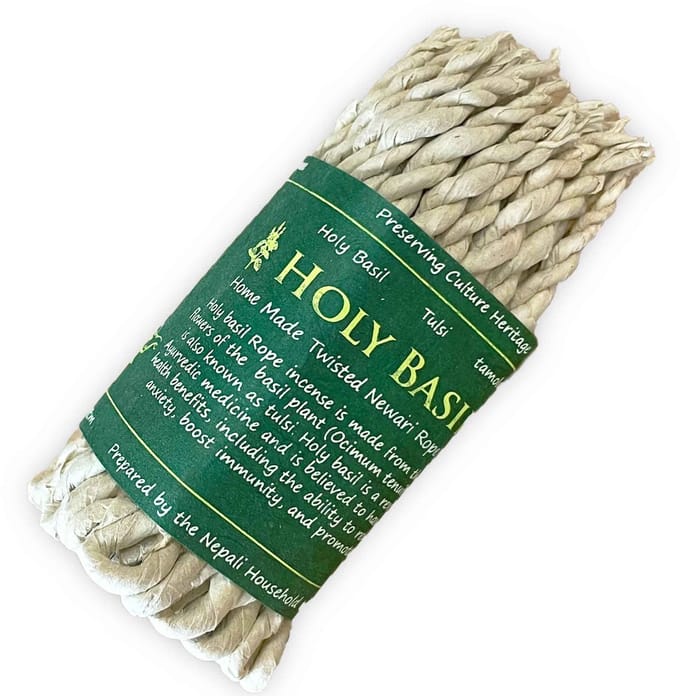 Pure Herbs Rope Incense - Holi Basil