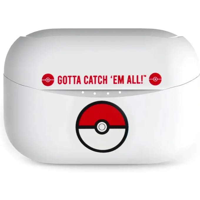 Pokémon - Pokéball - draadloze oordopjes - met oplaadcase - touch control - extra eartips - TWS earpods bluetooth