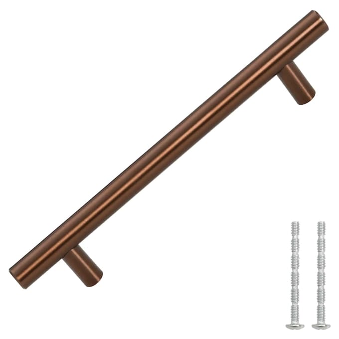 vidaXL - Handvatten - 10 - st - 128 - mm - roestvrij - staal - bronskleurig