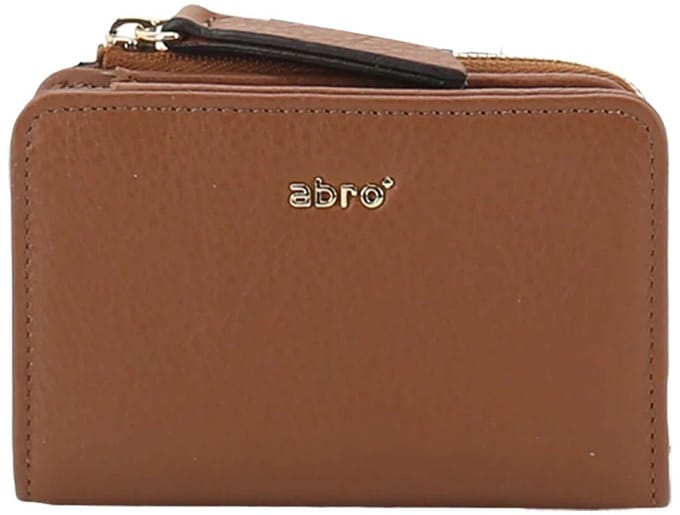 abro portemonnee Leather Dalia Wallet Caramel / Cognac bruine