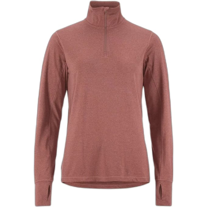 Dames ondershirt met lange mouwen 1/2 rits Craft Flow