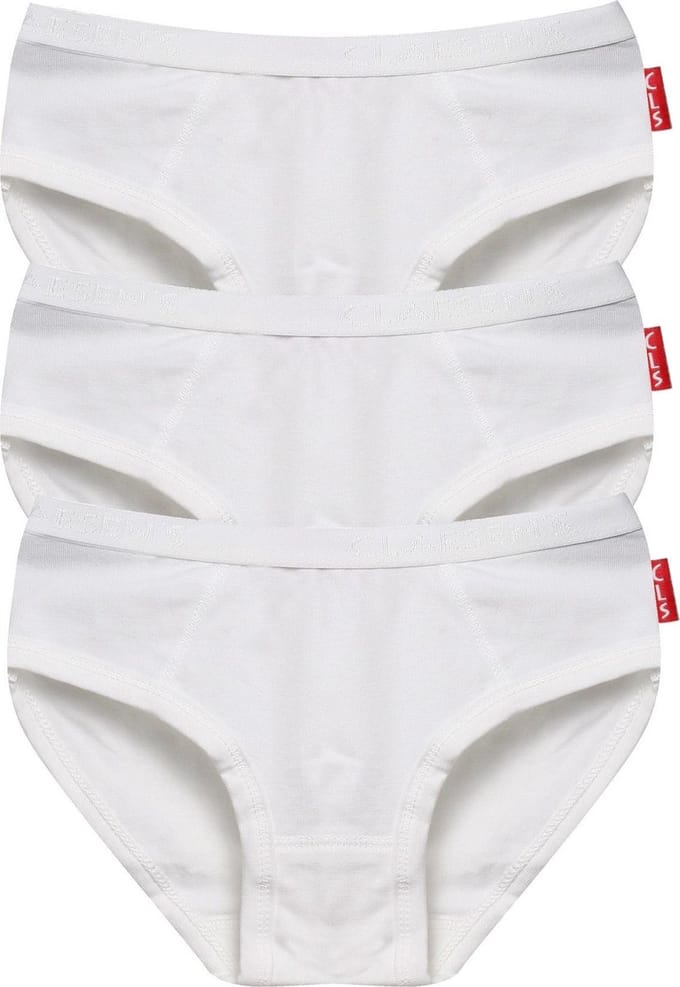 Claesen's® - Meisjes Slip 3-pack WitCL 730-White-2