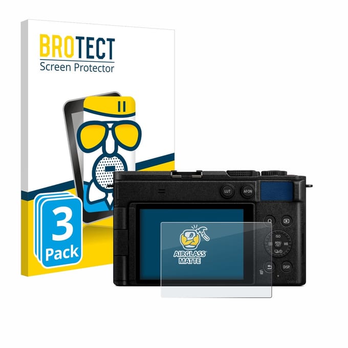 BROTECT - Screenprotector voor Panasonic Lumix DC-S9 - Folie Beschermfolie Beschermglas matte 3 Stuks