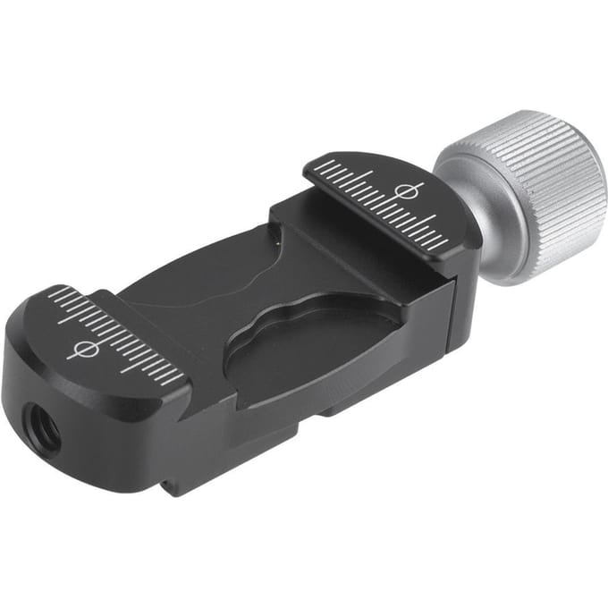 Mini Klem Extender met Koude Schoen 1/4'' Schroefgat voor L-beugel Snelkoppelingsplaat black