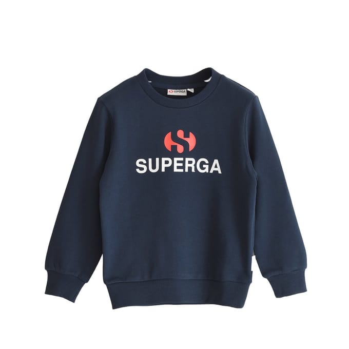 Superga Sweatshirt met kinderlogo (Marine)