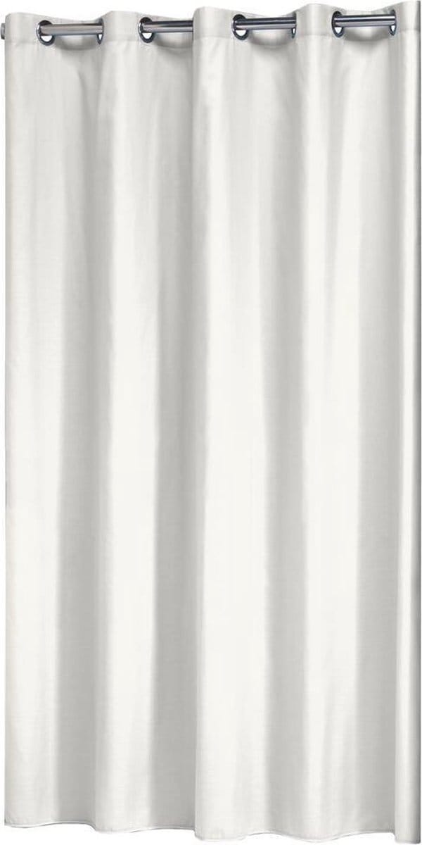 Sealskin Coloris Douchegordijn 180x200 cm - Polyester / Katoen - Wit