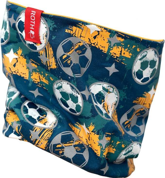 ROTH Kinder reflecterende buissjaal Fun 'Voetbal