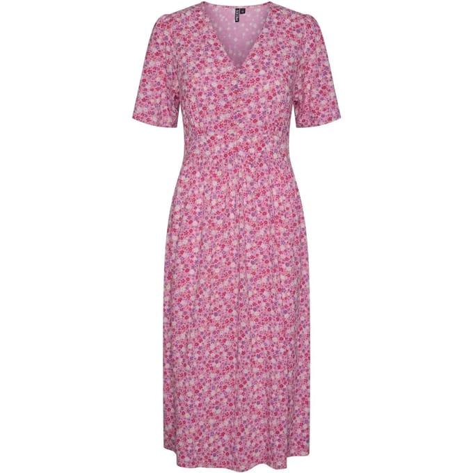 PIECES - PCTALA SS MIDI DRESS WVN NOOS BC - Dames - Mini jurken
