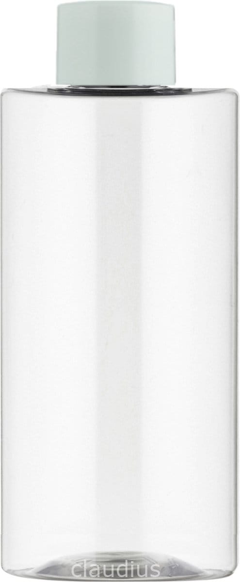 Lege Plastic Fles 500 ml PET - Transparant - met witte dop - set van 10 stuks - navulbaar - leeg